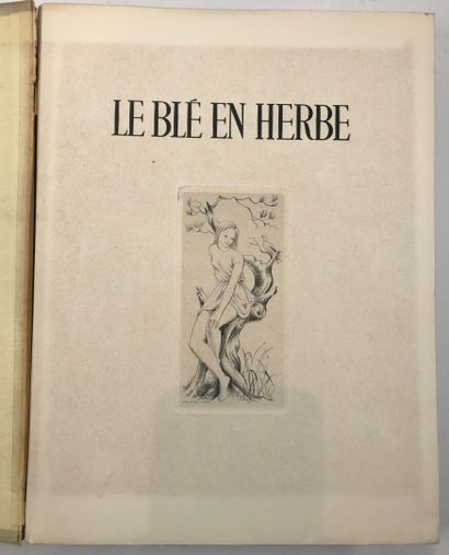 null COLETTE. - Le Blé en Herbe. Illustrations de Marianne Clouzot. Paris, Flammarion....