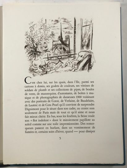null CARCO (F.). 

Dignimont. Monte-Carlo, Sauret, 1946

In-fol. en ff. sous emboitage...