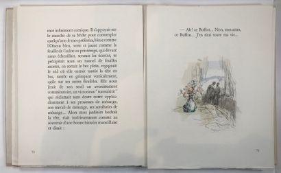 null COLETTE. - Flore et Pomone. Aquarelle de Laprade. Paris. Edition de la galerie...