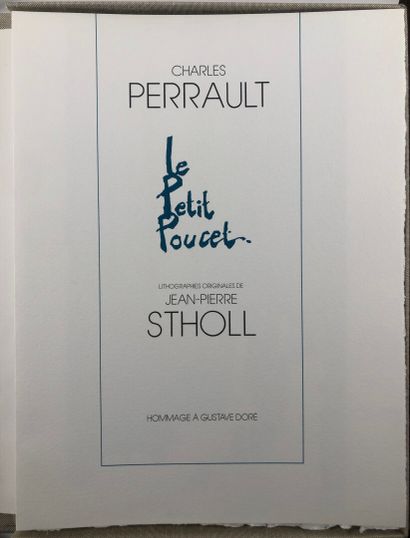 null STHOLL. Ghost forests. Perrault. Little Thumb. Ed. Atelier Clos, 2013. In-4...
