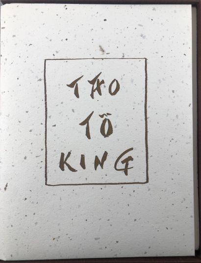 null TAO TO-KING. The book of the way and the virtue. Golden Palm, 1992. In-4 in...