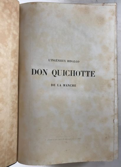 null CERVANTÈS (M. de). L'Ingénieux hidalgo Don Quichotte de la Manche. Traduction...
