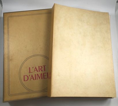 null OVIDE. L'art d'aimer.Ill. M.Deminne. Union latine d'éditions, 1946. In-folio...