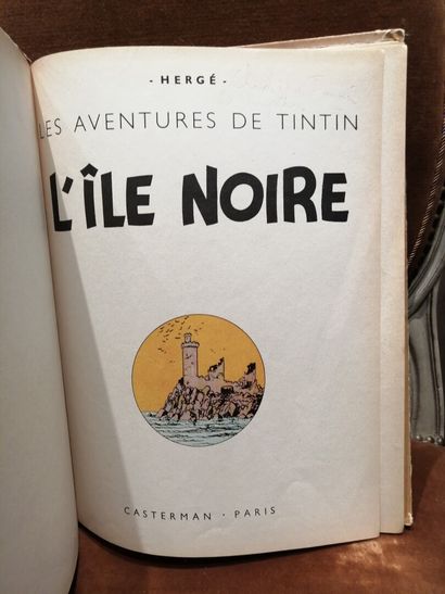 null TINTIN : L'Ile noire copyright 1947 imp en France - Le Crabe aux pinces d'or...