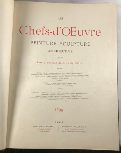null JOUIN (H.). Les Chefs d'oeuvres. Peinture-Sculpture architecture 

Paris, Librairie...