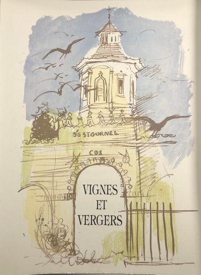 null HERON DE VILLEFOSSE. Vignes et vergers. Ill. H.Jouenne. 1992. In-folio en f...