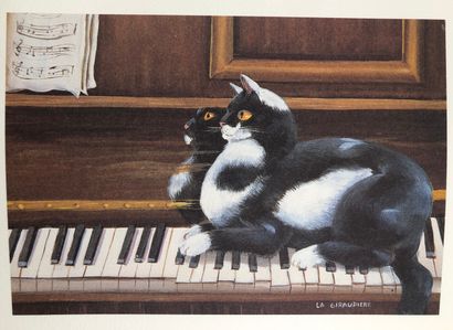 null VARNAY. What a cat's life. 12 compositions by Mady de La Giraudière. Ed. du...