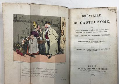 null MARTIN (A.). Manuel de l'amateur d'huitres. Paris, Audot, 1828. In-16 br.(déchirure...