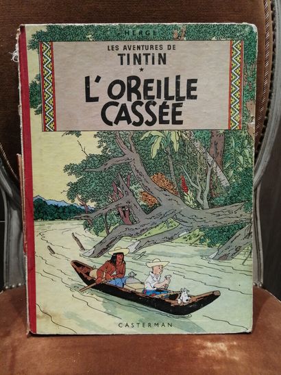 null TINTIN : The Black Island copyright 1947 imp in France - The Crab with the Golden...