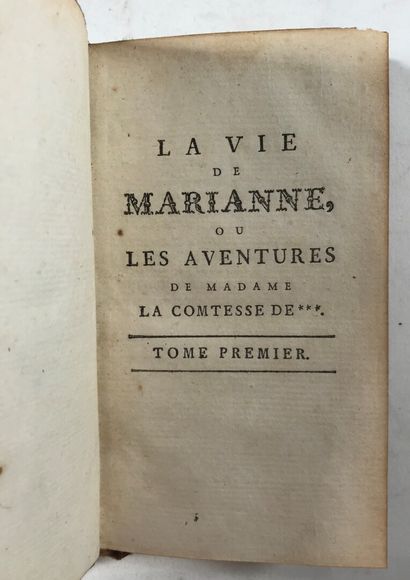 null MARIVAUX. La vie de Marianne ou les aventures de Madame la Comtesse de ***......