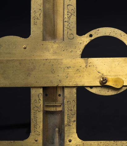 null Rare brass surveyor's instrument signed Clerget in Paris at Buterfield. 

Rectangular...