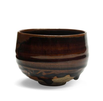 null JAPAN Chawan - Tea ceremony bowl of hemispherical form with a slight heel in...