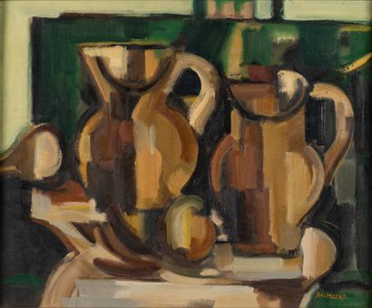 null DALMBERT (1918)

Still life with two pitchers

Oil on canvas signed lower right

49...