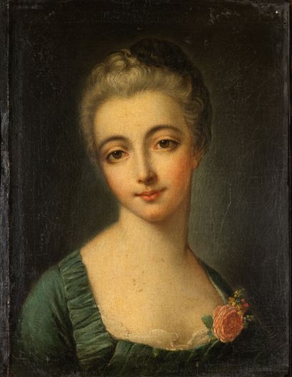 null Ecole FRANCAISE du XIXème, dans le goût de NATTIER

Portrait de jeune femme...