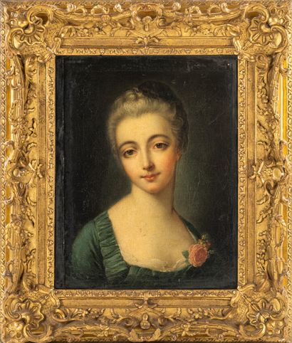 null Ecole FRANCAISE du XIXème, dans le goût de NATTIER

Portrait de jeune femme...