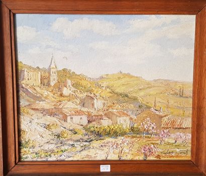 null LABRO-FONT TONT

The Bequest (Drôme)

Oil on panel

Signed lower right

36.5...
