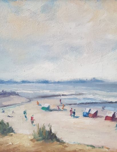 null GOWONKIN

Seaside

Oil on canvas signed lower left

24 x 32 cm (restoration...