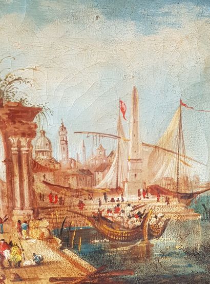 null Italian school in the taste of the 17th century

View of Naples

Ancient port

Two...