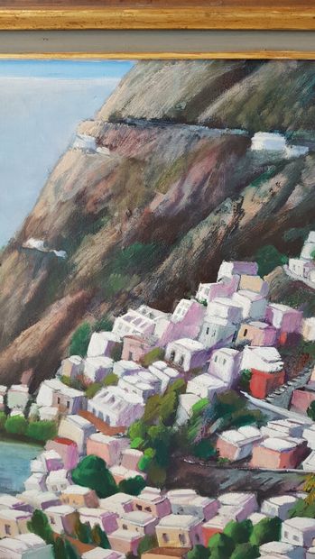 null Virgilio IATOSTI - Virgilio JATOSTI (1931)

Village on a mountain side

Oil...