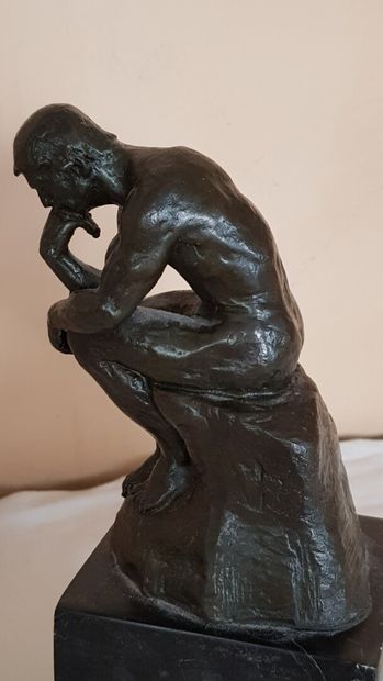 null 20th century school

The Thinker

Bronze with green patina on marble base 

Height...