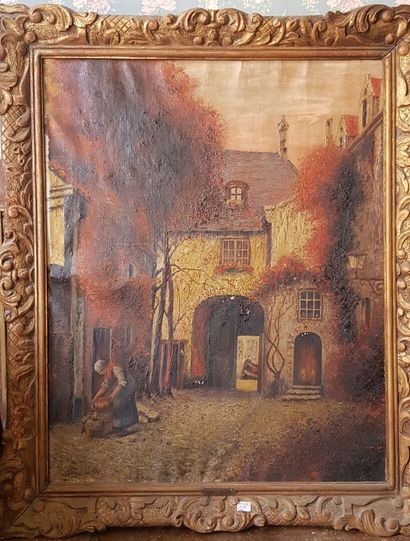 null Xavier SAGER

The courtyard of the inn

Oil on canvas signed lower left

79...