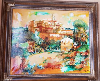 null Claude SAUZET (1941-)

Village of Provence

Oil on canvas signed lower right,...