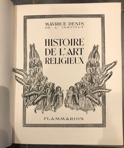 null LOT de trois ouvrages d'art :

Maurice DENIS histoire de l'Art religieux Flammarion...