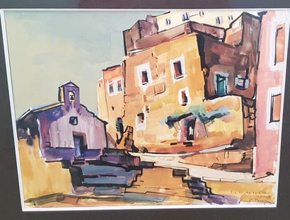 null Pierre BACH (1906-1971)

View of San Antonino, Corsica

Ink and gouache signed...