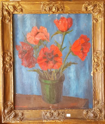 null (H or N ?) DESMAROUX

The bouquet of anemones oil on canvas signed lower right...