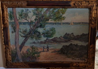null Bernard COWEZ XXth

Seaside in Brittany

Oil on panel signed lower right

53...