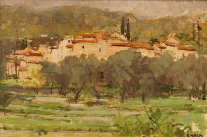 null Louis GARIN (1888-1959)

Village in the South of France

Oil on paper signed...