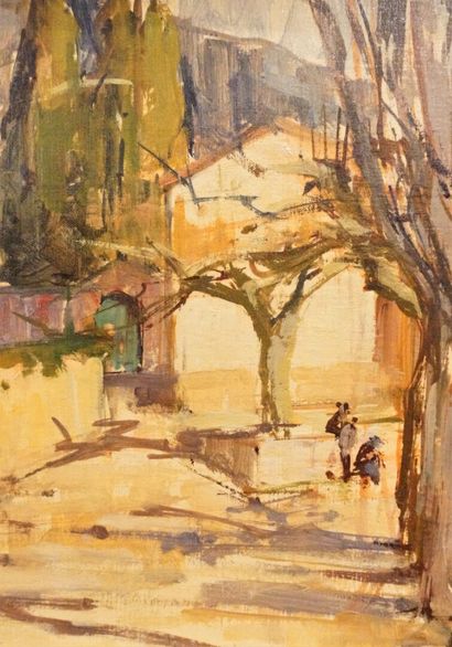 null Louis GARIN (1888-1959)

Square with chestnut trees

Oil on paper signed lower...