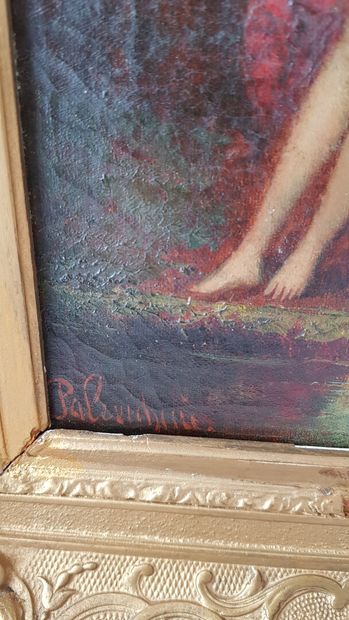 null PALEVICHNI (?)

Femme nue à la colombe dans un paysage

Huile sur toile signée...