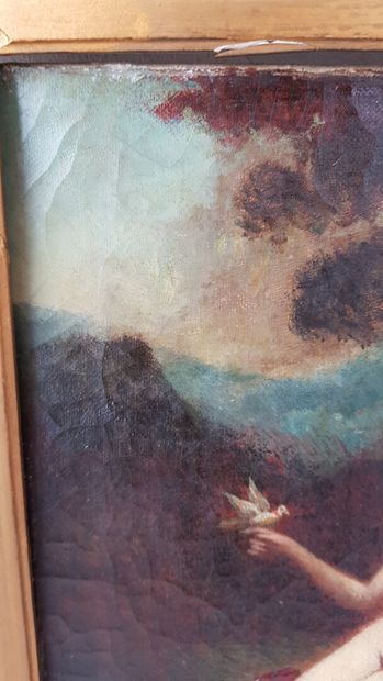 null PALEVICHNI (?)

Femme nue à la colombe dans un paysage

Huile sur toile signée...