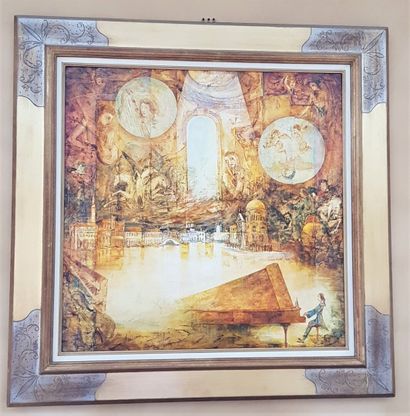 null JEANNET

Dreamy concert 

Print on canvas signed lower right and dated on the...