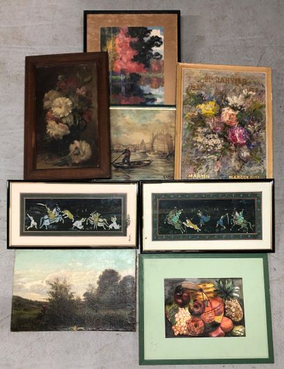 null 19th and 20th centuries

Set of paintings, engravings, watercolors, such as...