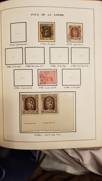 null Carton important de France période classique, timbres sur lettres semi modernes...