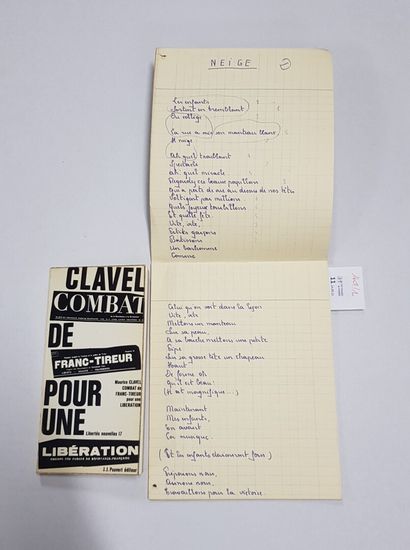 null Maurice CLAVEL, Combat de franc-tireur pour une libération, 1968

Georges BRASSENS,...