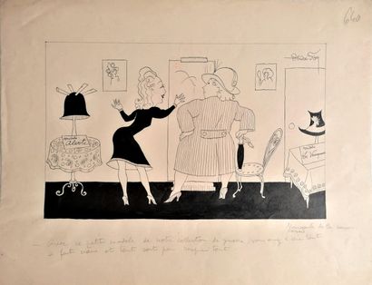 null André Lucien Léon FOY (1886-1953)

NOVELTIES OF THE SEASON

India ink signed...