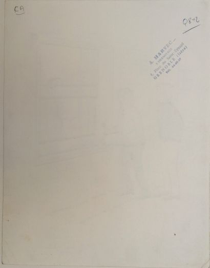 null André HARVEC (1918)

LES SOURIS

Encre de Chine et crayon bleu signée en haut...