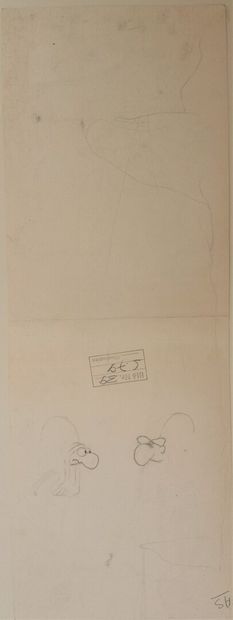 null Alain BOUILLON (1943) known as DUBOUILLON

THE TARGET

Black ink and wash on...