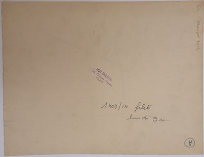 null Albert Georges BADERT (1914-1994)

THE MATTRESS

Indian ink signed and captioned...