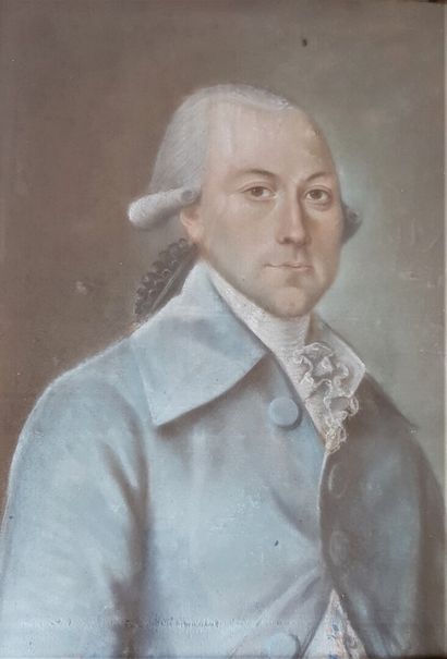 null ECOLE FRANCAISE du XVIIIème siècle 

Portrait d'homme

Pastel encadré

59 x...
