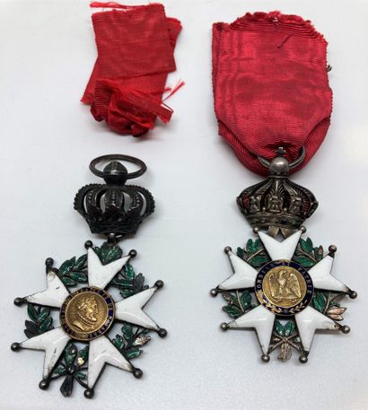 null Légion d'honneur instituée en 1802

- Croix de chevalier en argent époque Second...