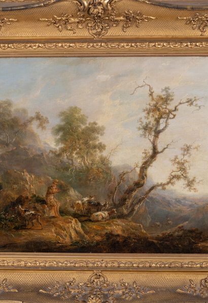 null Jonas Carl LINNERHJELM (Suède, 1758 - 1829)

Jeune berger au repos et son troupeau

Panneau...