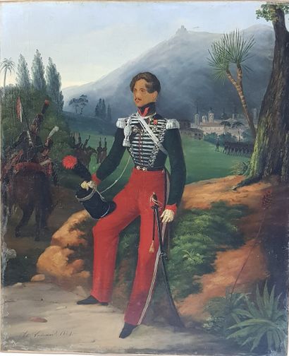 null Ad LADERNIER ?

Portrait en pied d'Alméric Berthier de Lasalle en uniforme sur...