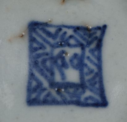 null CHINE - XIXème siècle

Petit bol bleu blanc à décor de rinceaux fleuris stylisés

Diam....