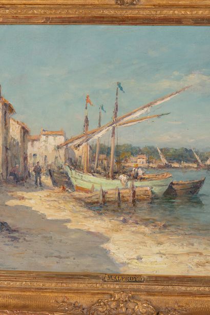 null Henry MALFROY (Martigues 1895 - Paris 1944)

Scène portuaire dans le sud de...