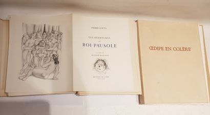 null Pierre LOUYS, Les aventure du roi Pausole, Ed. 1945, 1 vol. sous emboitage avec...