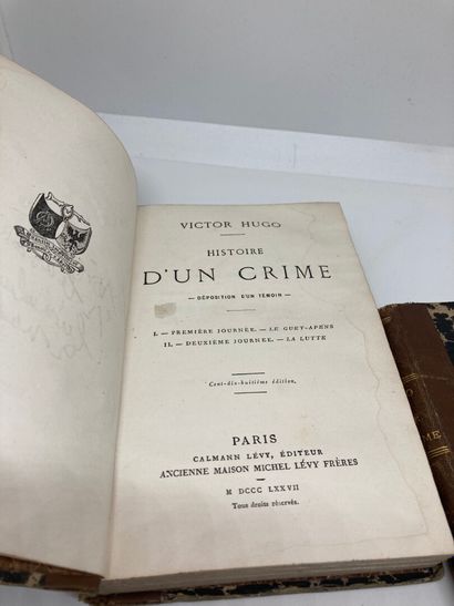 null Victor HUGO

The Story of a Crime

Editions 1877 and 1878, Paris Calmann Lévy...